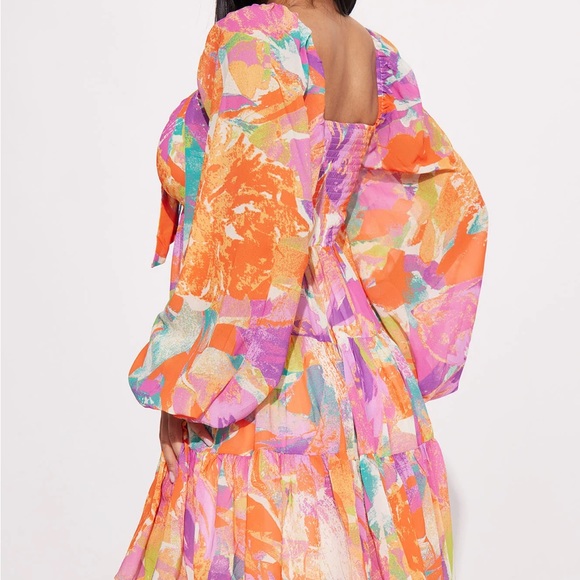 Watercolor Dress - Picture 3 of 3